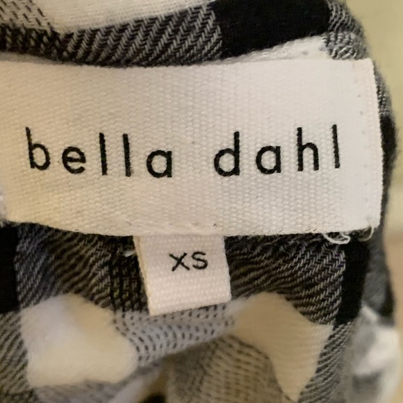 Bella Dahl Black and White Plaid Button Down Shirt - Picture 8 of 8